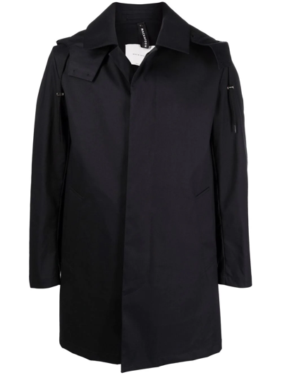 Mackintosh Cambridge Raintec Coat In Schwarz