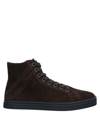 Hogan Rebel Sneakers In Dark Brown