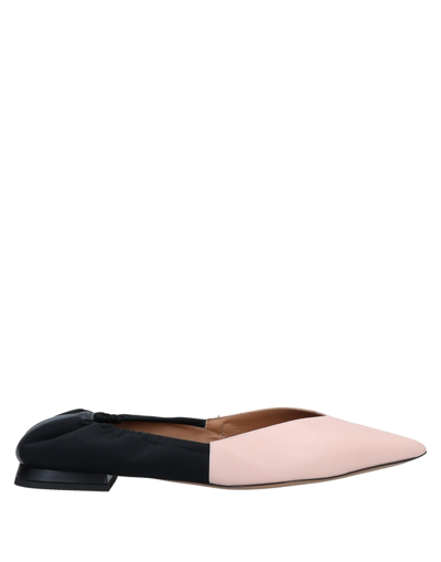 Emporio Armani Ballet Flats In Pink