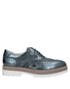 Nero Giardini Lace-up Shoes In Emerald Green