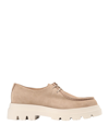Lemaré Lace-up Shoes In Beige