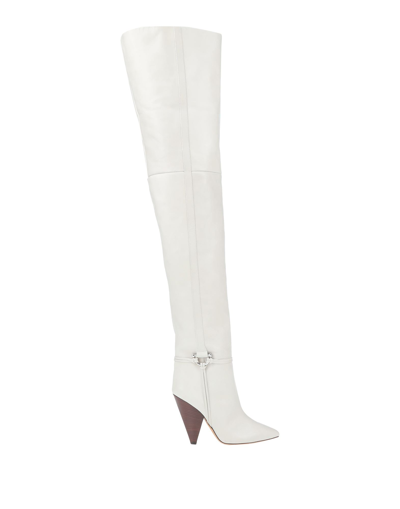 Isabel Marant Knee Boots In Ivory