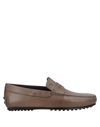 Tod's Loafers In Khaki