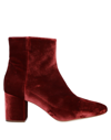 Twinset Ankle Boots In Brick Red