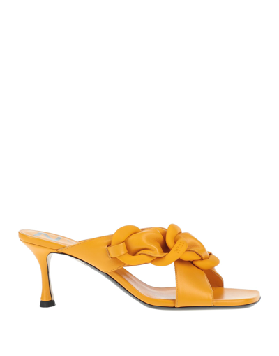 Ndegree21 Sandals In Yellow