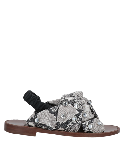 Pinko Sandals In Grey