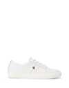 Ralph Lauren Low-top Lace-up Sneakers In White