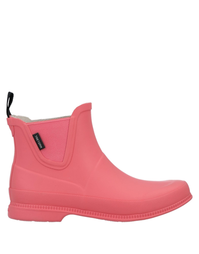 Tretorn Ankle Boots In Pink