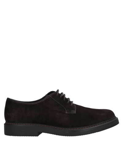 Albusceri Lace-up Shoes In Dark Brown