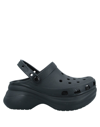 Crocs Women's Classic Platform Clogs From Finish Line In Black