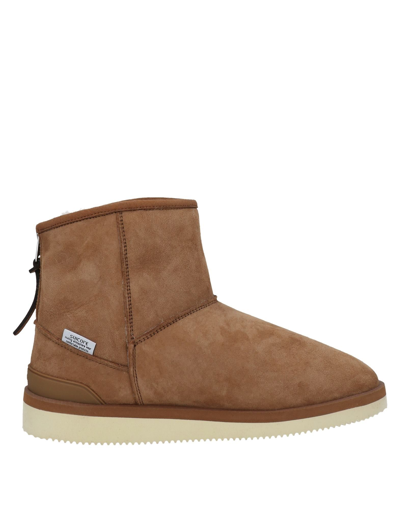 Suicoke Ankle Boots In Beige