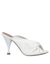 L'autre Chose Sandals In White