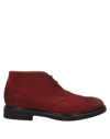 Doucal's Ankle Boots In Brick Red