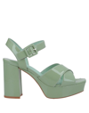 Jeffrey Campbell Sandals In Sage Green
