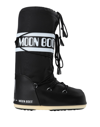 Moon Boot Logo Waterproof Nylon Snow Boots In Black