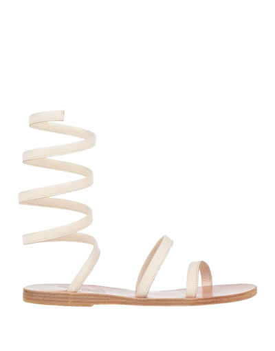 Ancient Greek Sandals Sandals In White