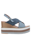 Onyx Sandals In Slate Blue