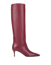 Le Silla Knee Boots In Brick Red