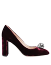 Deimille Pumps In Maroon