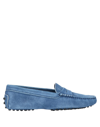 Tod's Loafers In Slate Blue