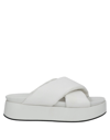 Habille' Italy Sandals In White