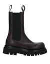 Bottega Veneta Knee Boots In Dark Brown