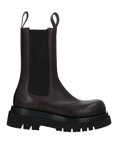 Bottega Veneta Knee Boots In Dark Brown