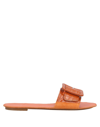 Definery Sandals In Orange