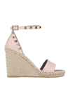 Valentino Garavani Sandals In Light Pink