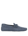 Tod's Loafers In Slate Blue