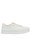 Jil Sander Street Style Plain Sneakers In White
