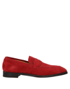 Barba Napoli Loafers In Red
