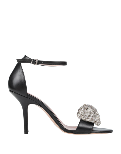 Anna F Sandals In Black