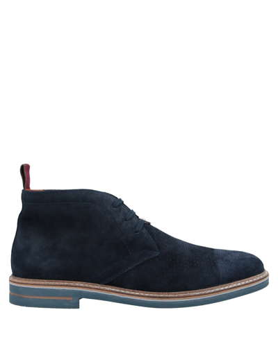 Ambitious Ankle Boots In Dark Blue