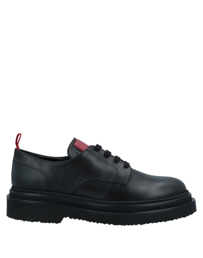 424 Fourtwofour Lace-up Shoes In Black