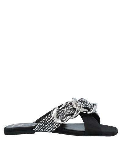 Ndegree21 Sandals In Black