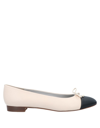 A.testoni Ballet Flats In Black