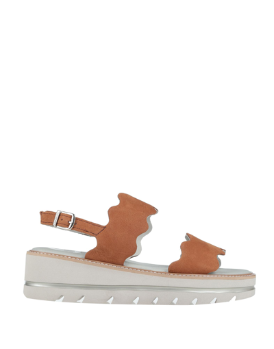 Callaghan Sandals In Camel