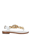 Tom Ford Toe Strap Sandals In White