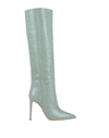 Paris Texas Knee Boots In Sage Green