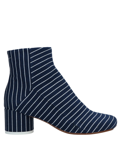 Mm6 Maison Margiela Ankle Boots In Blue