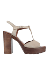 Carlo Pazolini Woman Mules & Clogs Beige Size 11 Leather In Beige