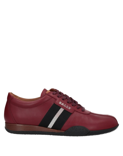 Bally Sneakers In Brick Red