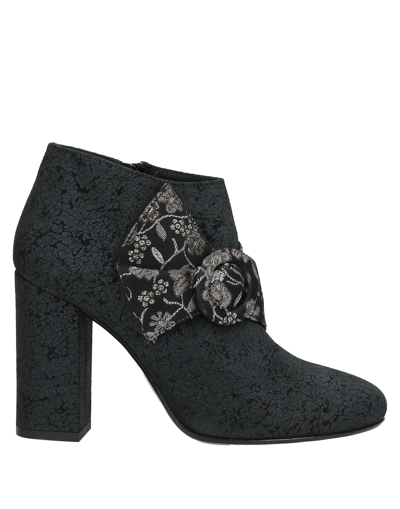 Sgn Giancarlo Paoli Ankle Boots In Grey