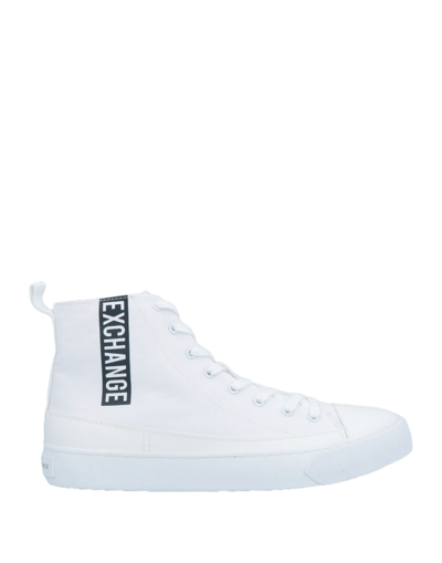 Armani Exchange Sneakers In White
