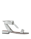 L'autre Chose Sandals In White