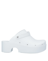 Xocoi Woman Mules & Clogs White Size 7 Recycled Thermoplastic Polyurethane