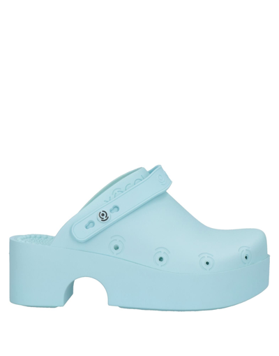 Xocoi Mules & Clogs In Sky Blue