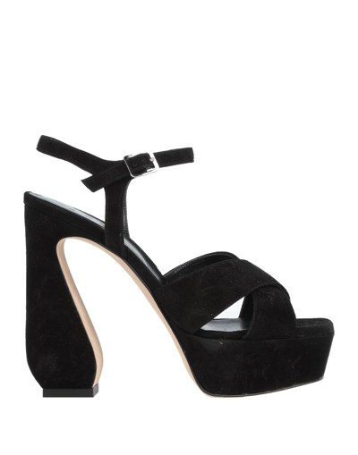 Sergio Rossi Sandals In Black