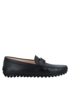Tod's 10mm Gommino Leather Loafers In Black